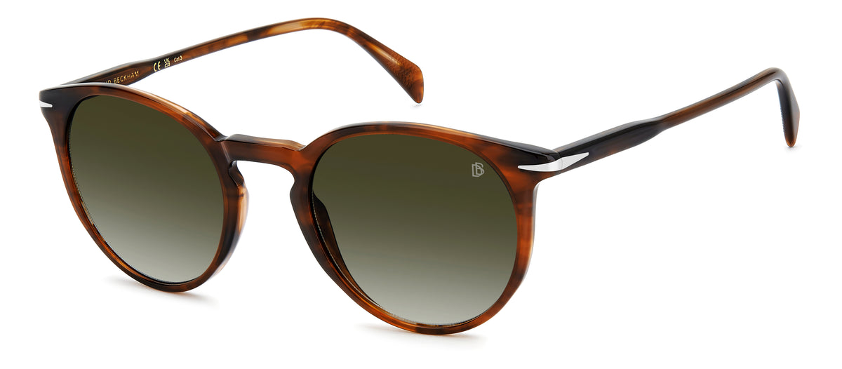David Beckham DB 1139/S-51-EX4 BRW HORN 9K GREEN SHADED