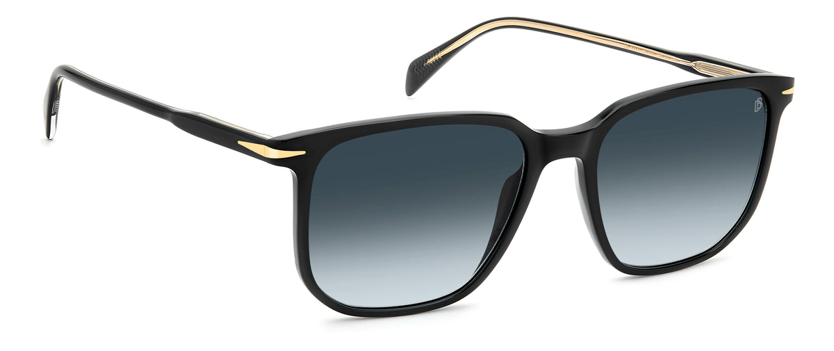 David Beckham DB 1141/S-55-807 BLACK GB GREY AZURE
