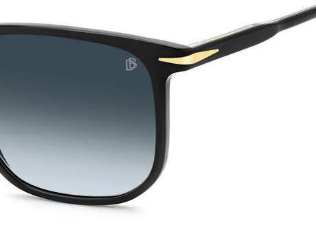 David Beckham DB 1141/S-55-807 BLACK GB GREY AZURE