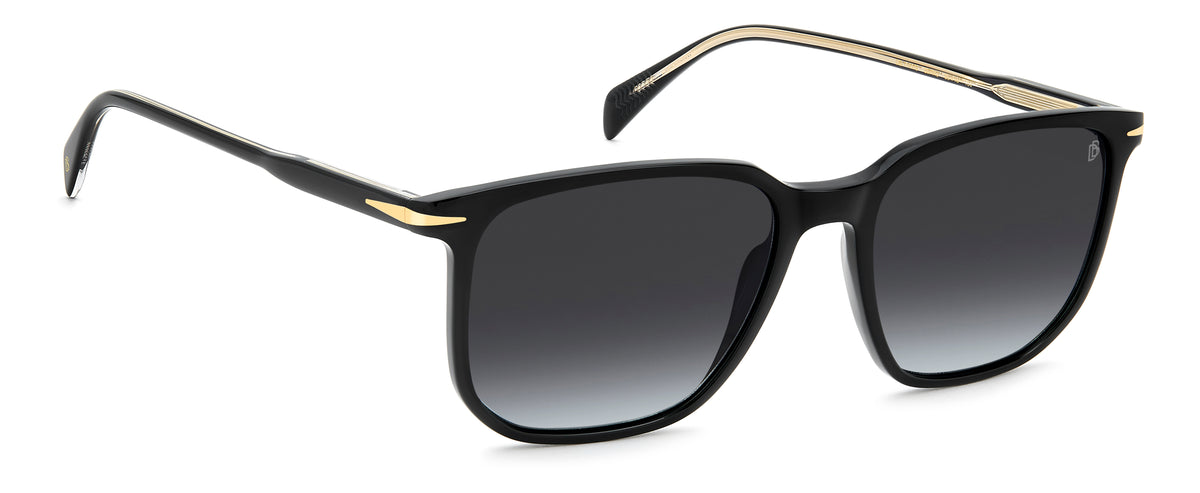 David Beckham DB 1141/S-55-807 BLACK WJ GREY SF PZ