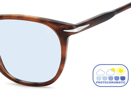 David Beckham DB 1160/S-51-EX4 BRW HORN QZ AZURE FT