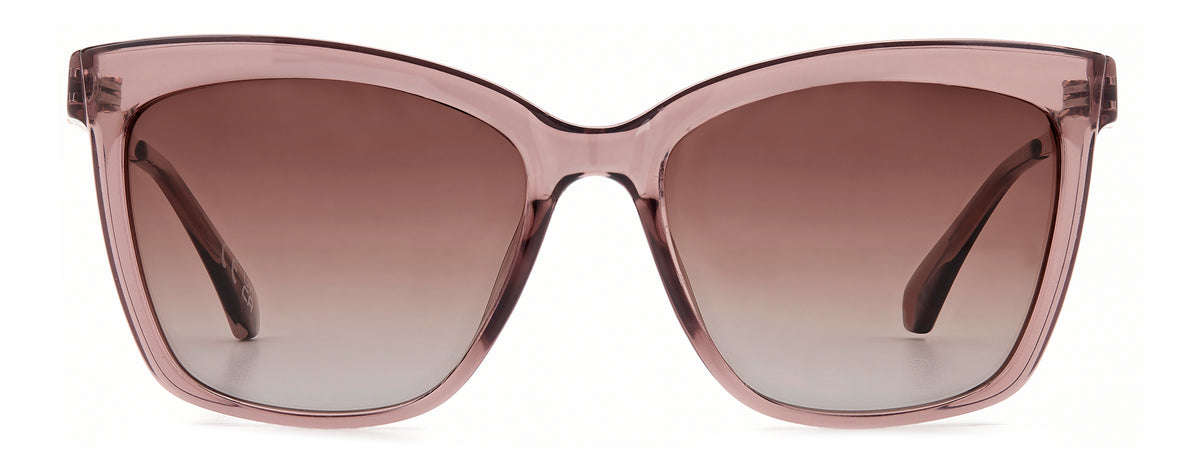 Prive Rivaux Art Crawl/G/S-56-3DV Crystal Pink/ Brown Shaded Polarized