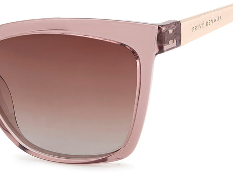 Prive Rivaux Art Crawl/G/S-56-3DV Crystal Pink/ Brown Shaded Polarized