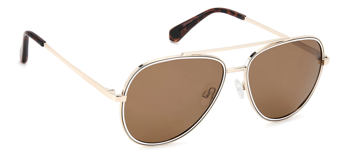 Prive Rivaux Glowin Hour/G/S-60-24S Gold White/ Bronze Polarized