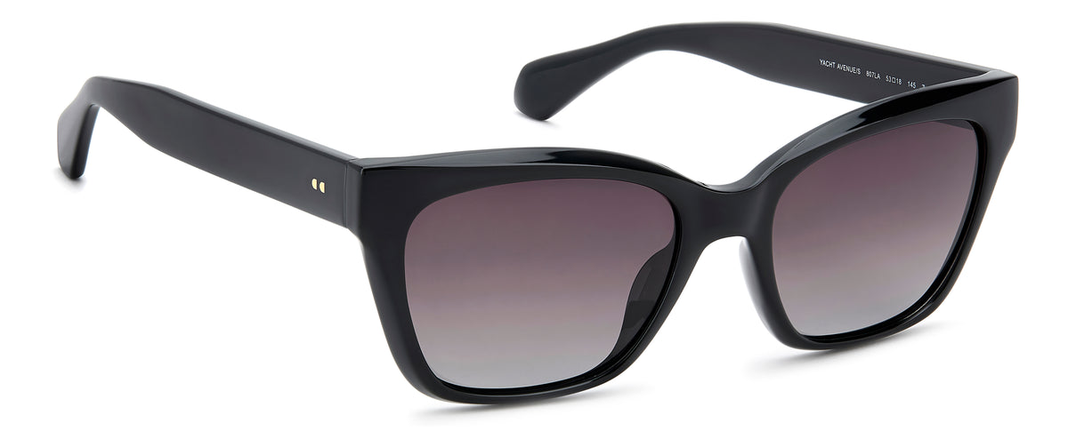 Prive Rivaux Yacht Avenue/S-53-807 Black/ Brown Shaded Polarized