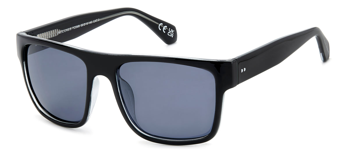 Prive Rivaux Pavilions/S-56-7C5 Black Crystal/ Grey Polarized