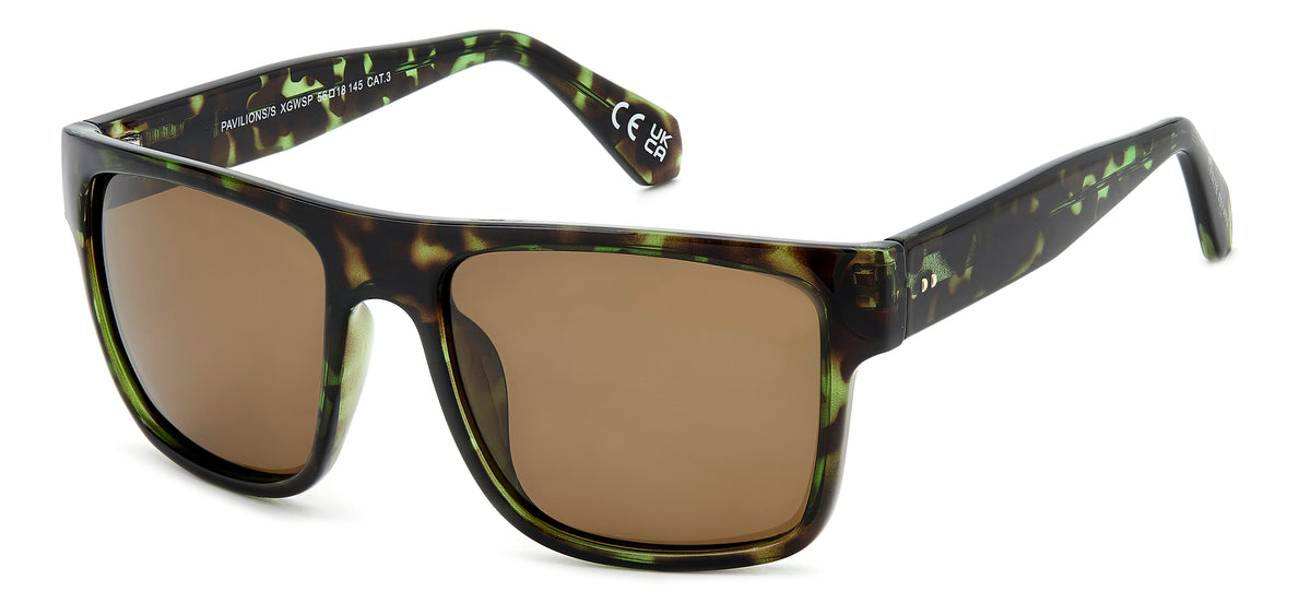 Prive Rivaux Pavilions/S-56-XGW Green Havana/ Bronze Polarized
