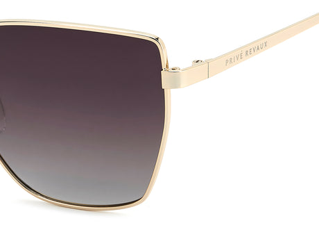 Prive Rivaux Good Company/S-58-J5G Gold/ Brown Shaded Polarized