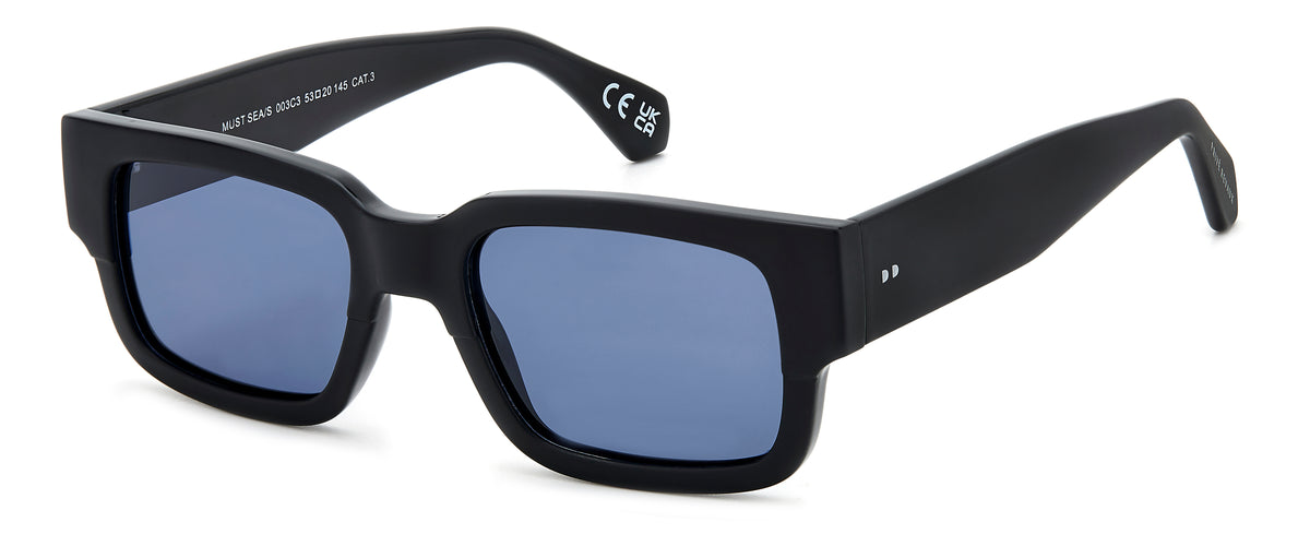 Prive Rivaux Must Sea/S-53-003 Matte Black/ Blue Polarized