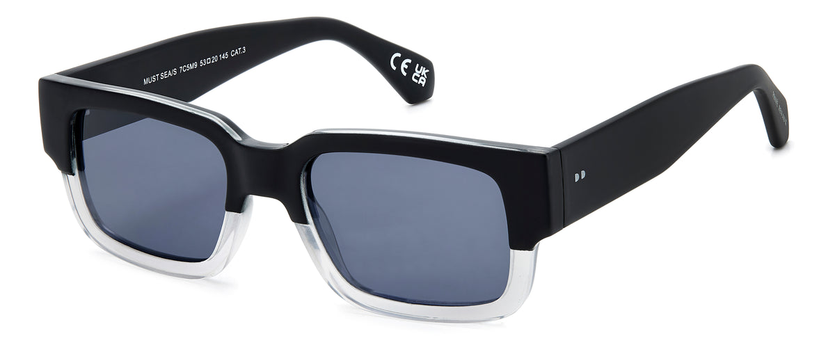 Prive Rivaux Must Sea/S-53-7C5 Black Crystal/ Grey Polarized