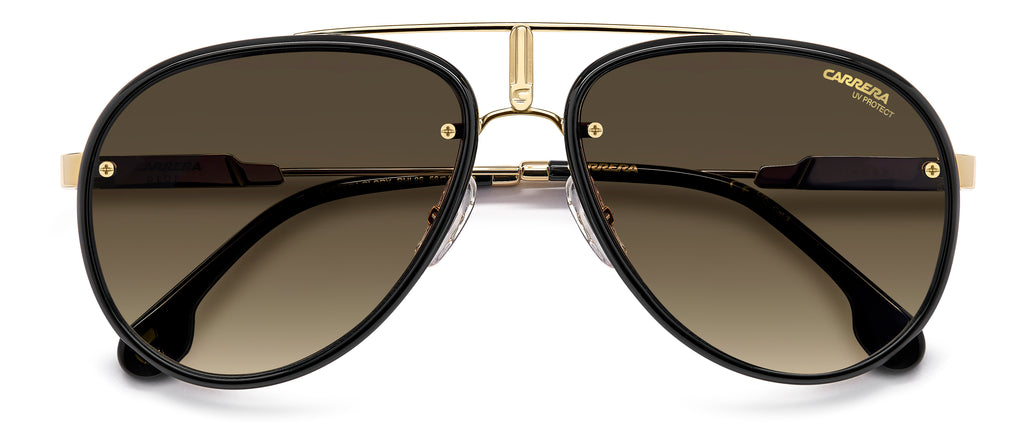 Carrera GLORY-58-RHL GOLD BLCK 86 BK BRW GREEN AR