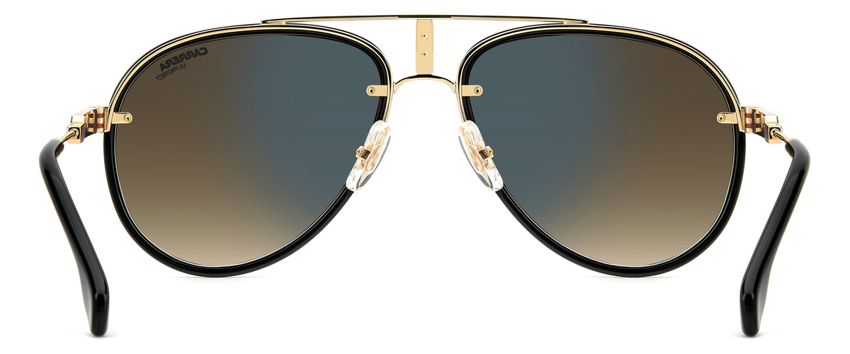 Carrera GLORY-58-RHL GOLD BLCK 86 BK BRW GREEN AR