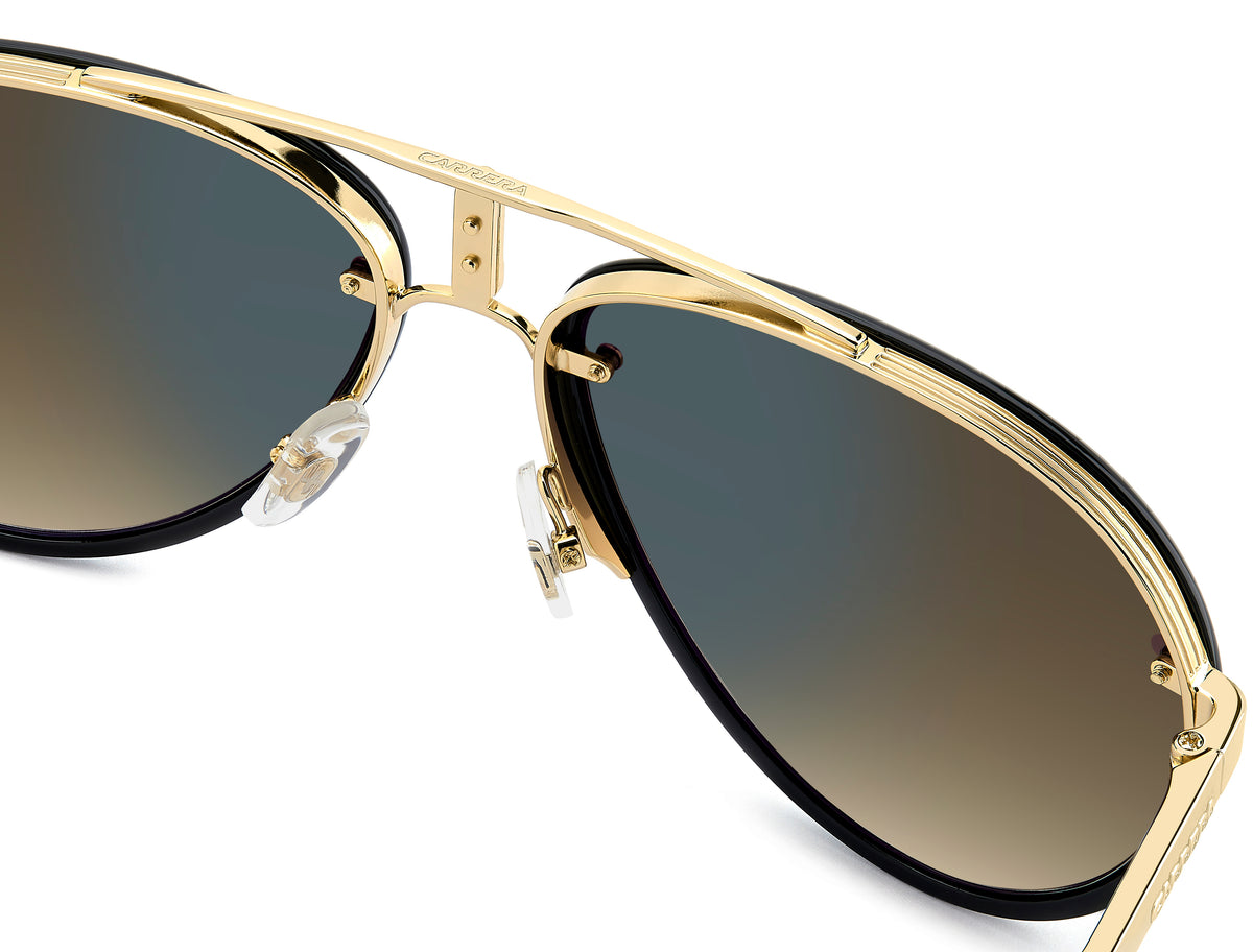 Carrera GLORY-58-RHL GOLD BLCK 86 BK BRW GREEN AR