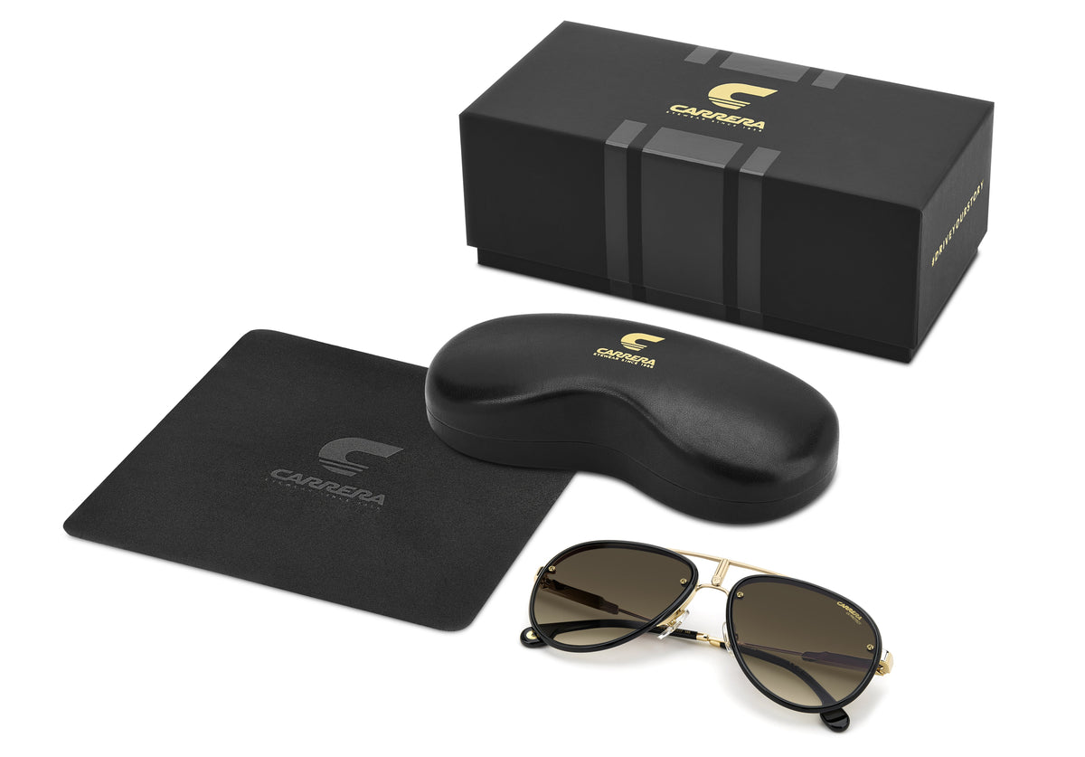 Carrera GLORY-58-RHL GOLD BLCK 86 BK BRW GREEN AR