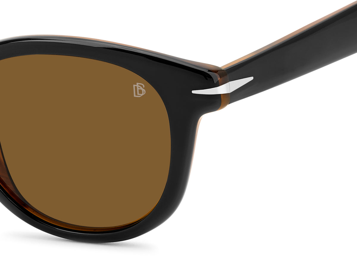 David Beckham DB 1198/S-50-05K BLK STR B 2M BROWN AR