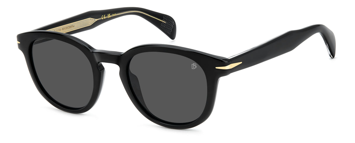 David Beckham DB 1198/S-50-807 BLACK IR GREY
