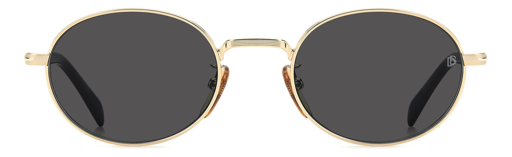 David Beckham DB 1196/S-52-RHL GOLD BLCK IR GREY