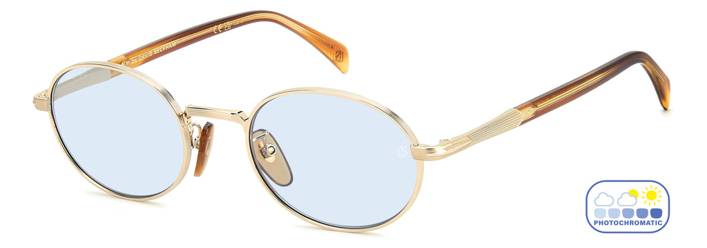 David Beckham DB 1196/S-52-T5U GD BWHORN QZ AZURE FT