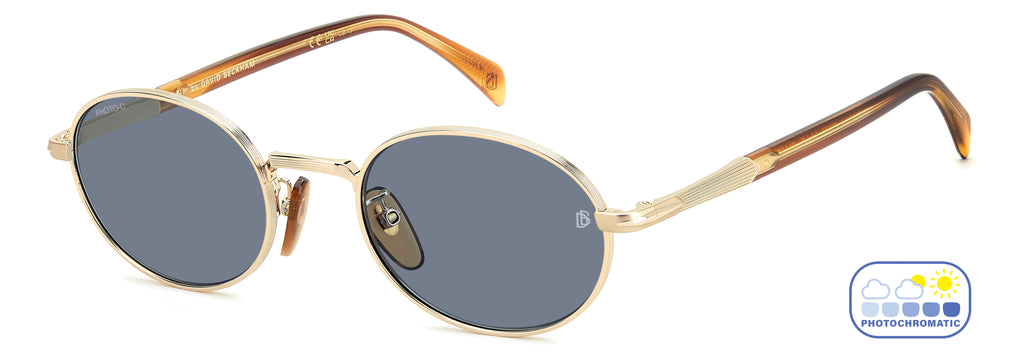 David Beckham DB 1196/S-52-T5U GD BWHORN QZ AZURE FT