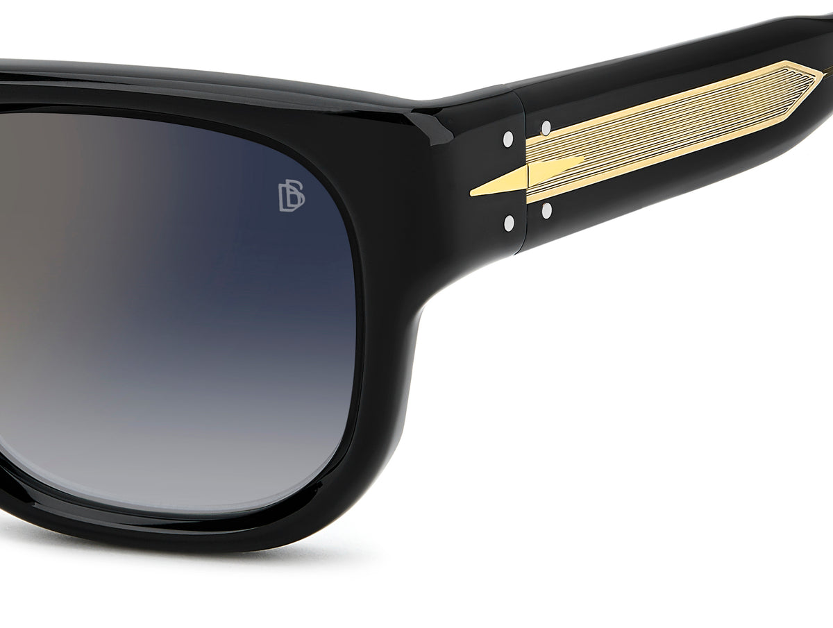 David Beckham DB 7146/S-53-807 BLACK 1V BL SF GDSP