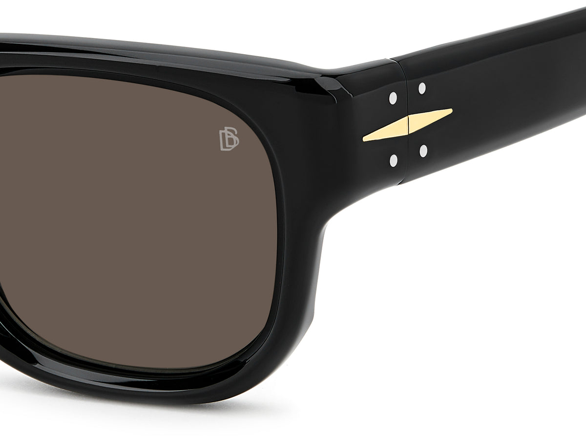 David Beckham DB 7146/S-53-807 BLACK IR GREY