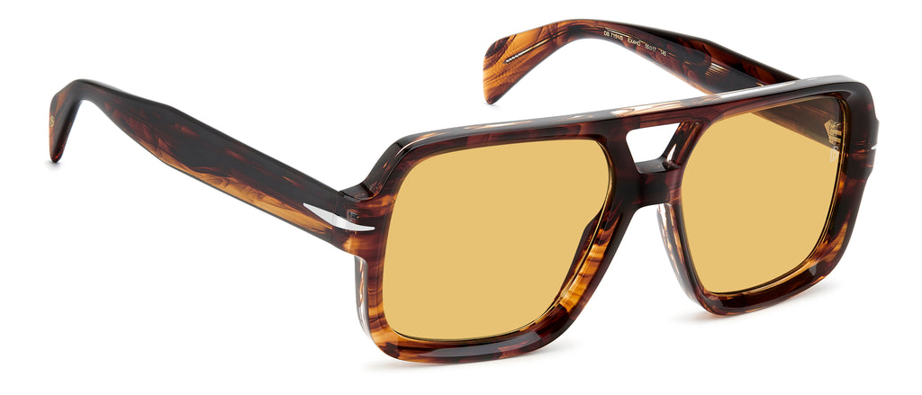 David Beckham DB 7151/S-55-EX4 BRW HORN HO YELLOW