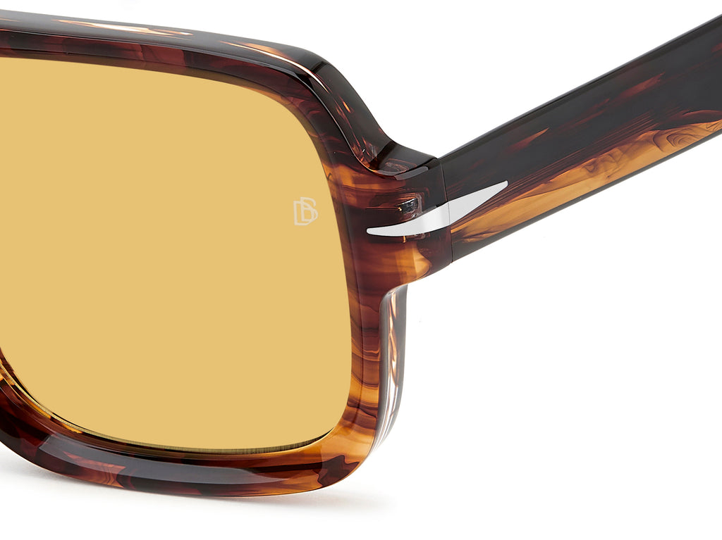 David Beckham DB 7151/S-55-EX4 BRW HORN HO YELLOW