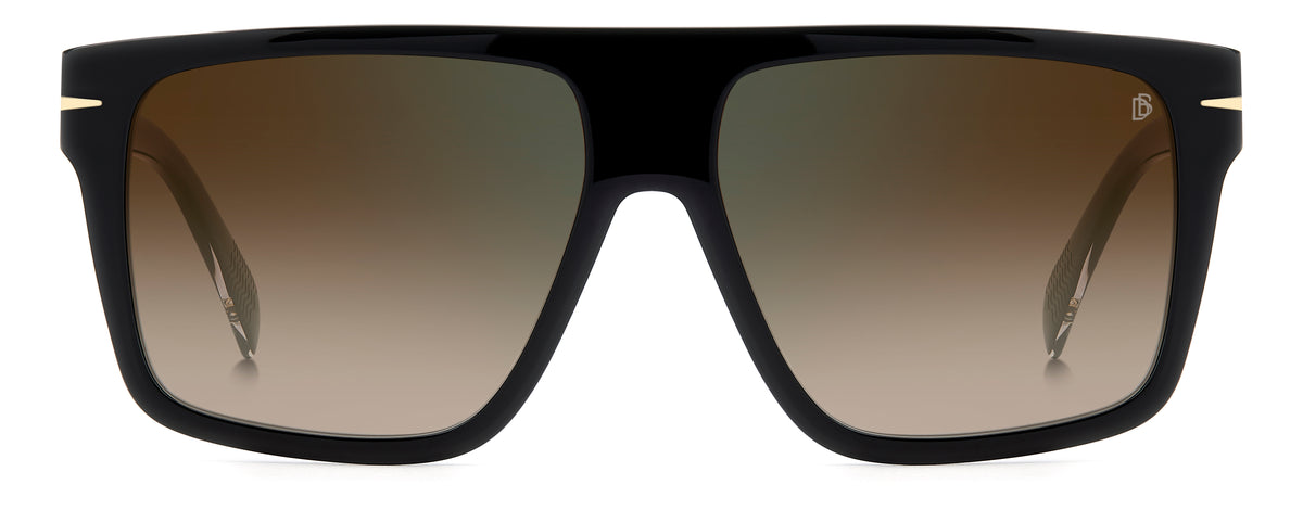 David Beckham DB 7149/S-59-807 BLACK QY BRW SF GRN SP