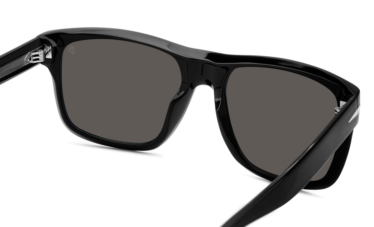 David Beckham DB 7150/S-57-807 BLACK M9 GREY PZ