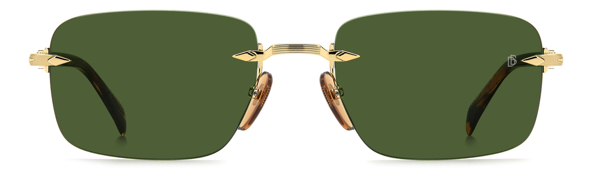 David Beckham DB 1195/S-57-T5U GD BWHORN QT GREEN
