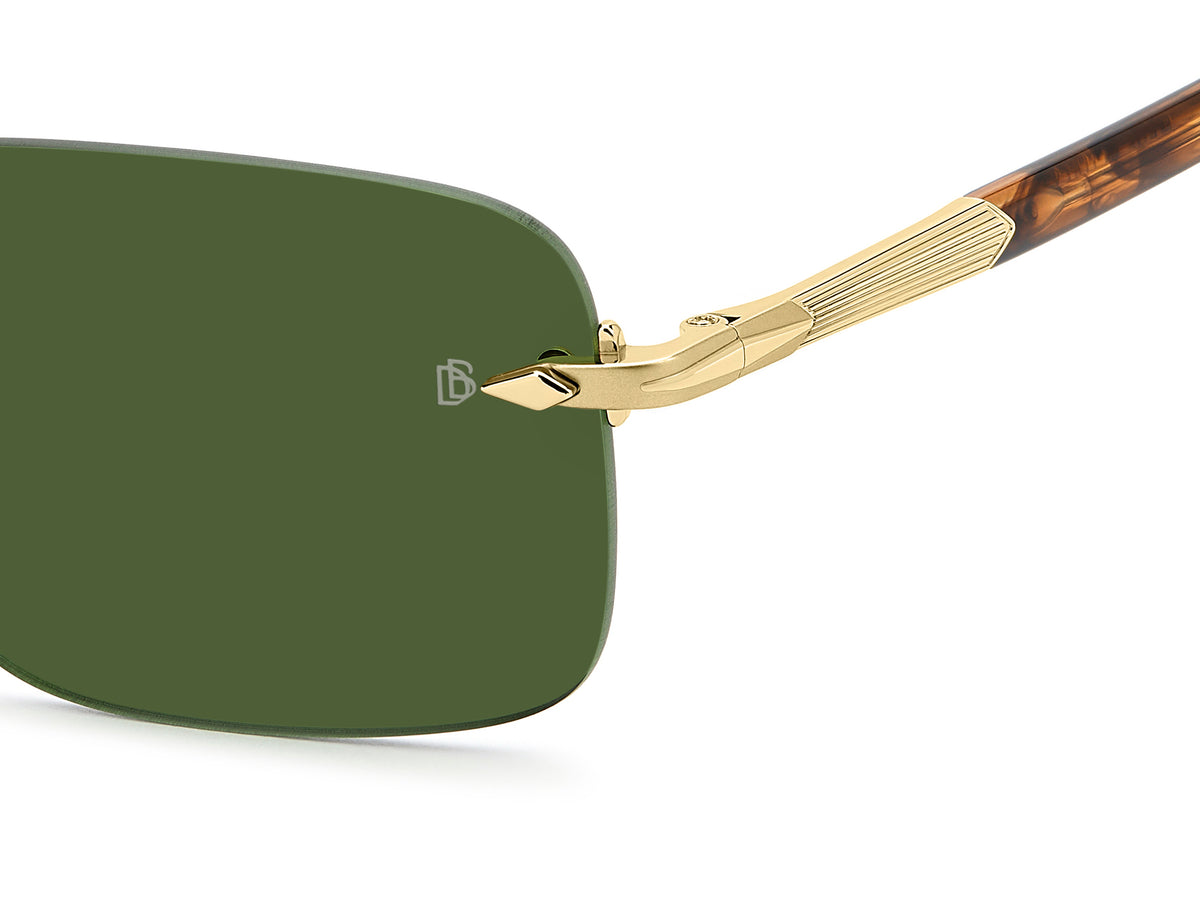 David Beckham DB 1195/S-57-T5U GD BWHORN QT GREEN