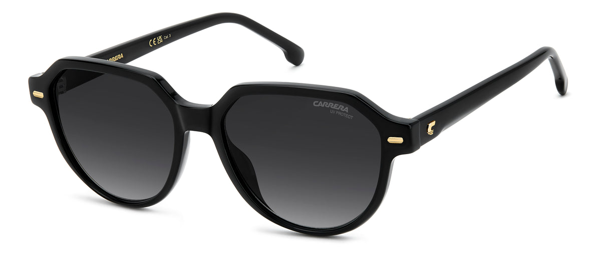 Carrera  3068/S-53-807 BLACK 9O DARK GREY SF