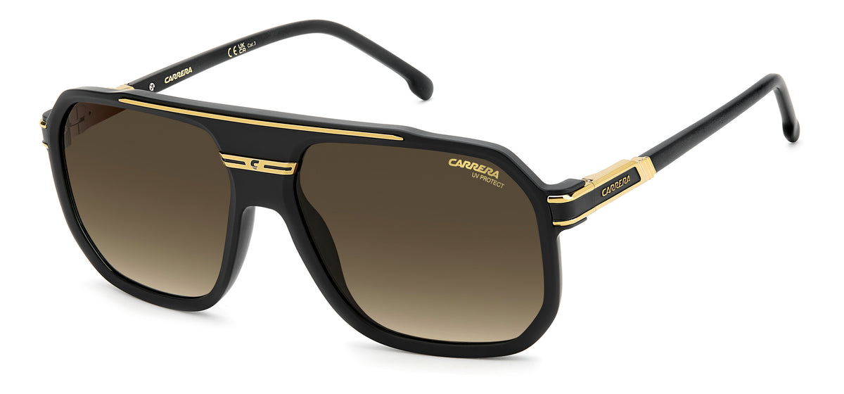 Carrera  1077/S-60-I46 MT BK GD 86 BK BRW GREEN AR