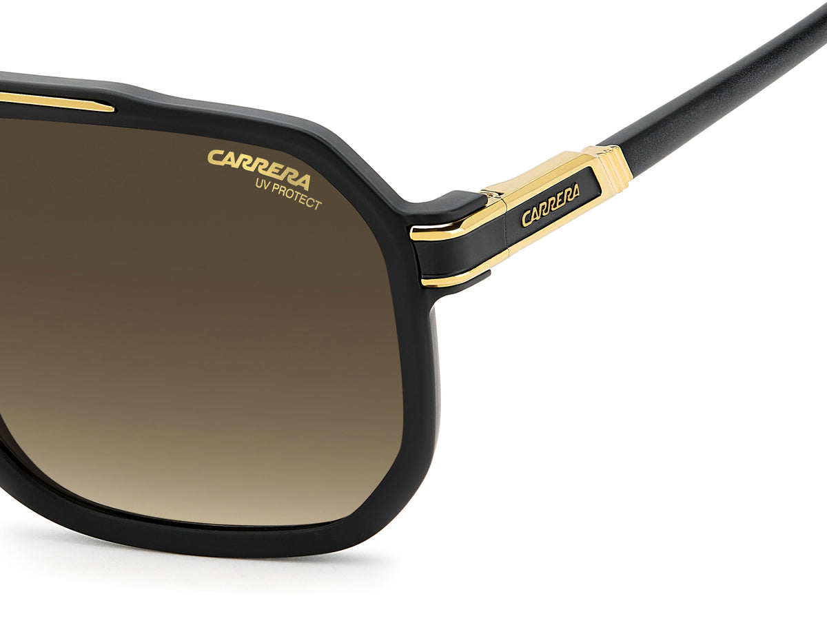 Carrera  1077/S-60-I46 MT BK GD 86 BK BRW GREEN AR
