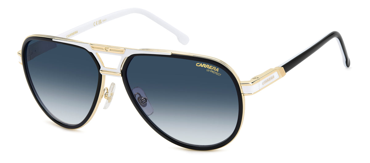 Carrera  1076/S-61-80S BLCK WHTE 08 DK BLUE SF