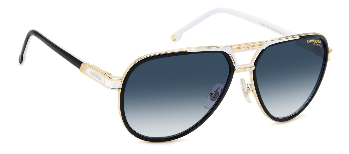 Carrera  1076/S-61-80S BLCK WHTE 08 DK BLUE SF