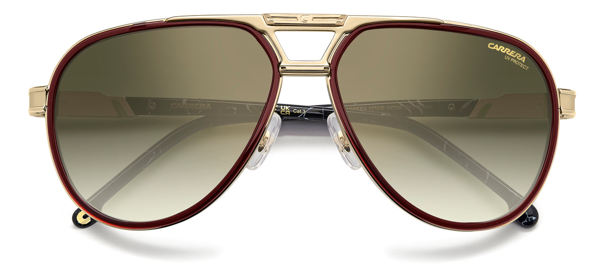 Carrera  1076/S-61-OIT BLACK RED D6 GRN SF GDSP AR