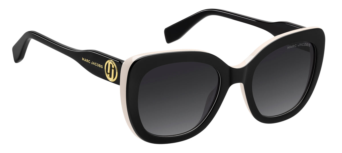 Marc Jacobs MARC 852/S-53-80S BLCK WHTE 9O DARK GREY SF