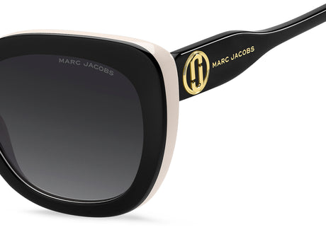 Marc Jacobs MARC 852/S-53-80S BLCK WHTE 9O DARK GREY SF