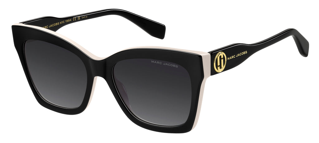 Marc Jacobs MARC 853/S-54-80S BLCK WHTE 9O DARK GREY SF