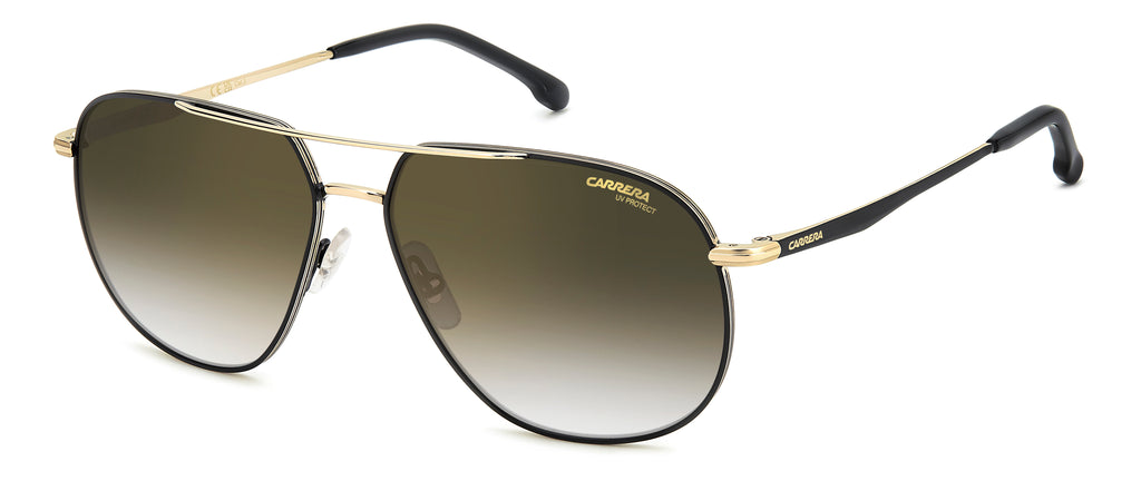 Carrera  363/S-61-RHL GOLD BLCK D6 GRN SF GDSP AR