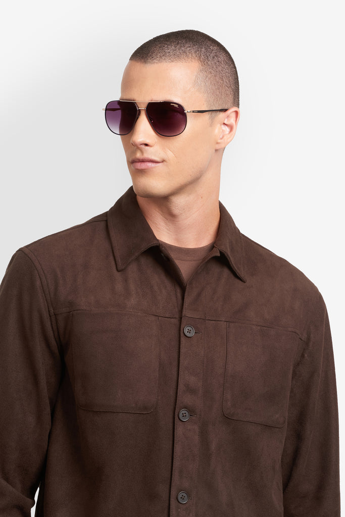 Carrera  363/S-61-RHL GOLD BLCK D6 GRN SF GDSP AR