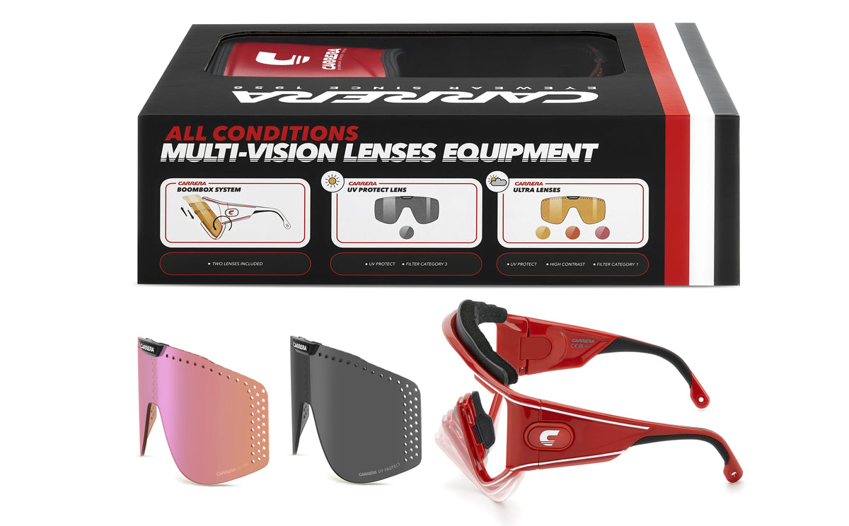 Carrera CA TRANSFORMA-99-C9A RED IR GREY