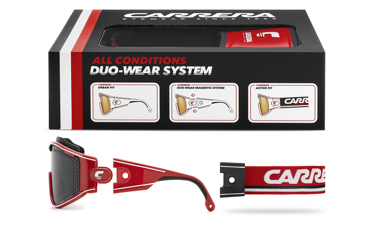 Carrera CA TRANSFORMA-99-C9A RED IR GREY
