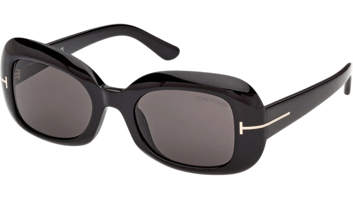 Tom Ford Paloma-02 FT13475101A  Shiny Black/ Smoke