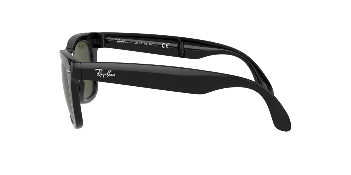 Ray-Ban Folding Wayfarer 0RB4105 601 50 Black/ Green