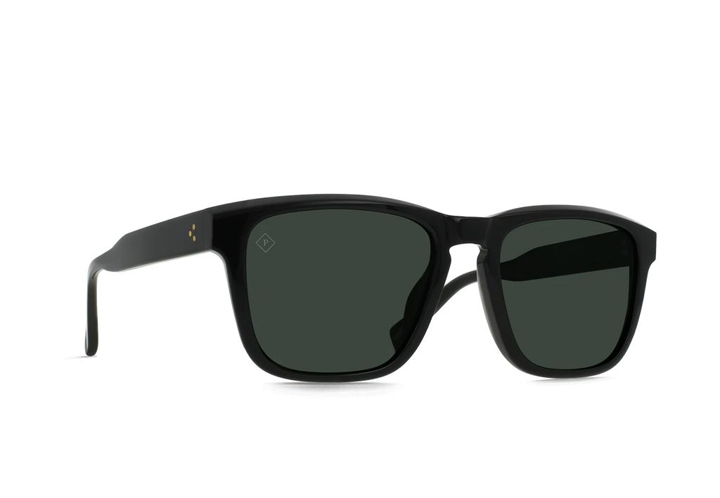 Raen Lumis Recycled Black/ Green Polarized 54