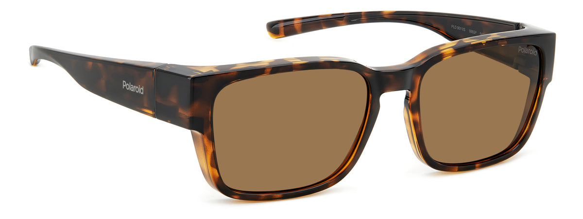 Polaroid PLD 9011/S 086 54 SP Havana/ Bronze Pz Fitover