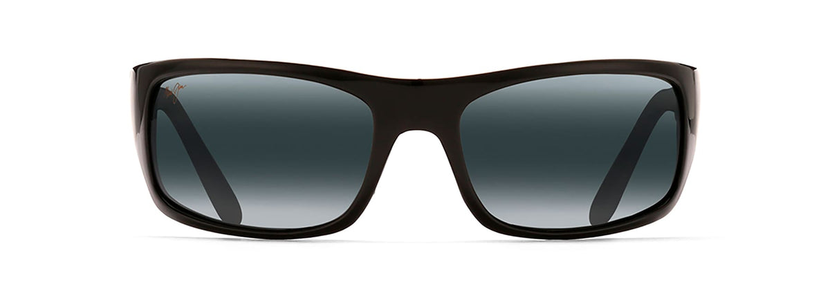 Maui Jim Peahi 202-02 Gloss Black  / Neutral Grey Polarised - Blue Star Eyewear
