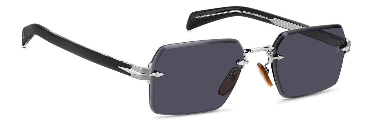 David Beckham DB 7109/S 85K 56 IR RUTHENIUM BLACK/ GREY